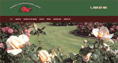 Desktop Screenshot of morwellrosegarden.com.au