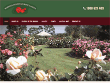 Tablet Screenshot of morwellrosegarden.com.au